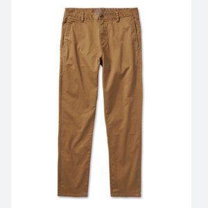 Vuori Collins Stretch Chino in Tobacco Size 34